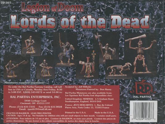10-307 Legion of Doom, Lords of the Dead (back)
